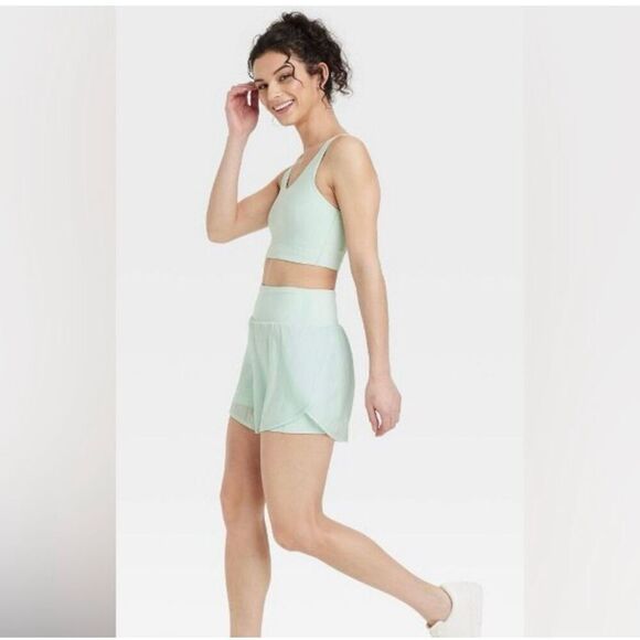 all in motion Pants - All in Motion 2 in 1 Shorts Size XS Sea Foam Green New